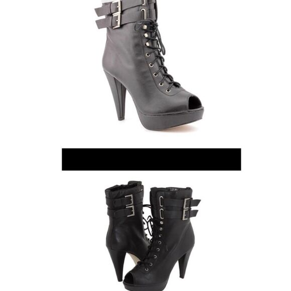 Kelsi Dagger Bellamy Lace Heeled‎ Boots - Picture 1 of 8